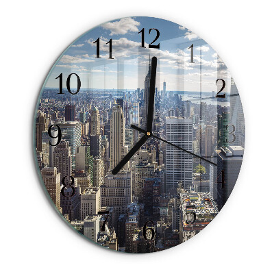 Reloj de pared redondo Ciudad
