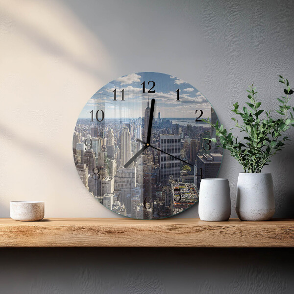 Reloj de pared redondo Ciudad