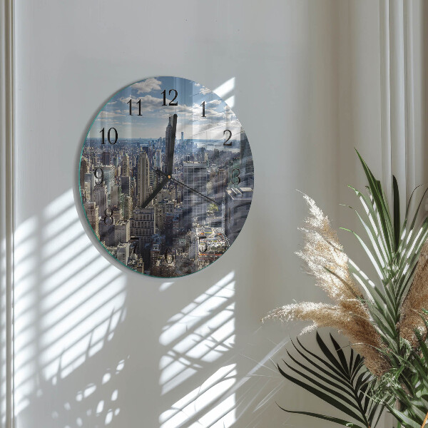 Reloj de pared redondo Ciudad