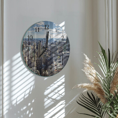 Reloj de pared redondo Ciudad
