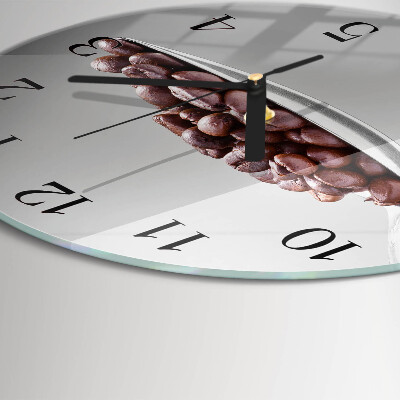 Reloj de pared redondo Una cucharada de café