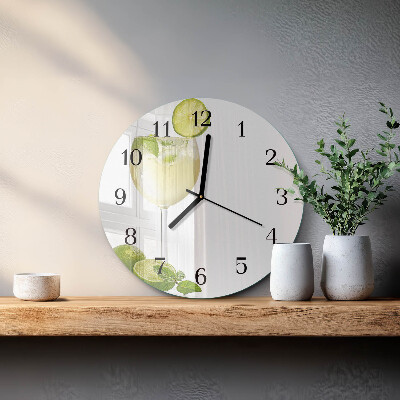 Reloj de pared redondo Carbonato de calcio