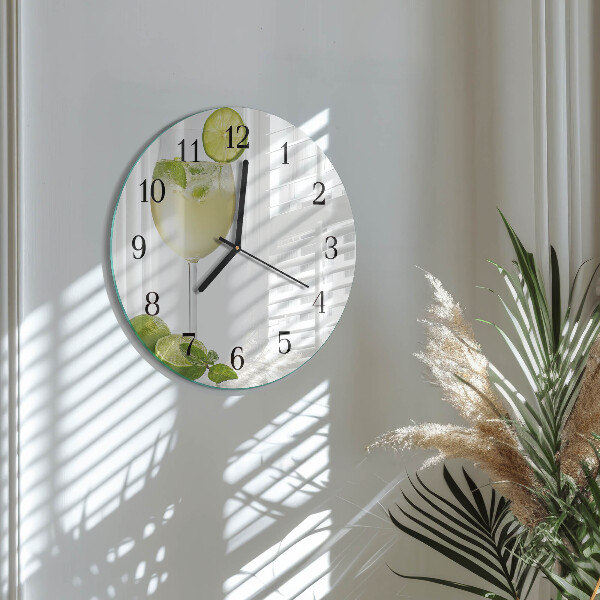 Reloj de pared redondo Carbonato de calcio