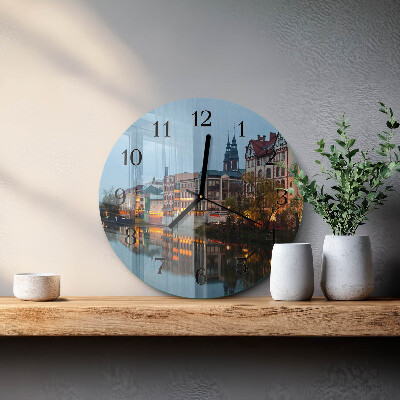 Reloj de pared redondo Casco antiguo