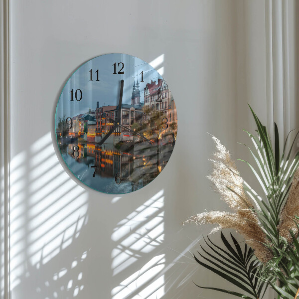 Reloj de pared redondo Casco antiguo