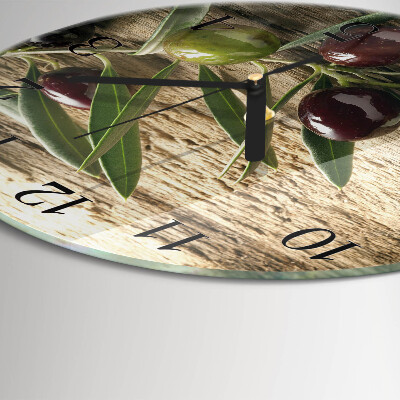 Reloj de pared redondo Aceitunas