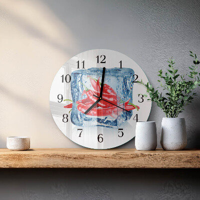 Reloj de pared redondo Chili con helado