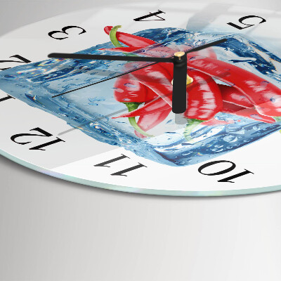 Reloj de pared redondo Chili con helado