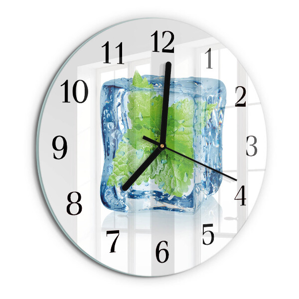 Reloj de pared redondo Menta helada