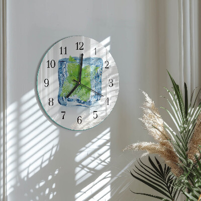 Reloj de pared redondo Menta helada