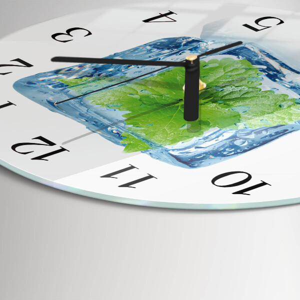 Reloj de pared redondo Menta helada