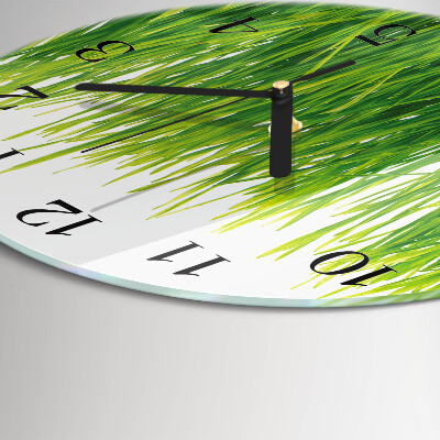 Reloj de pared redondo Césped