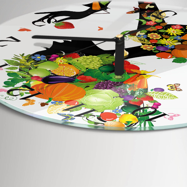 Reloj de pared redondo Pedazo