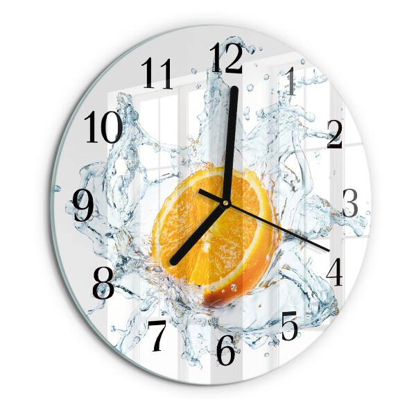 Reloj de pared redondo Agua