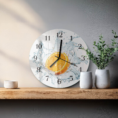 Reloj de pared redondo Agua