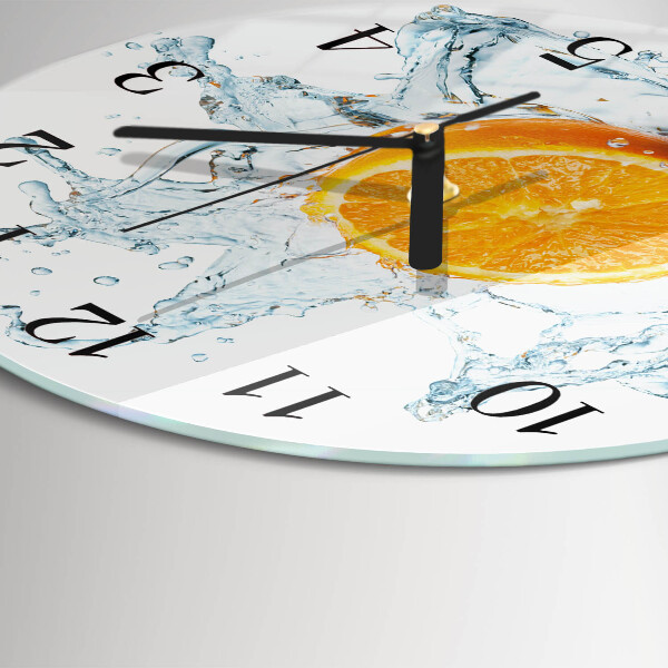 Reloj de pared redondo Agua