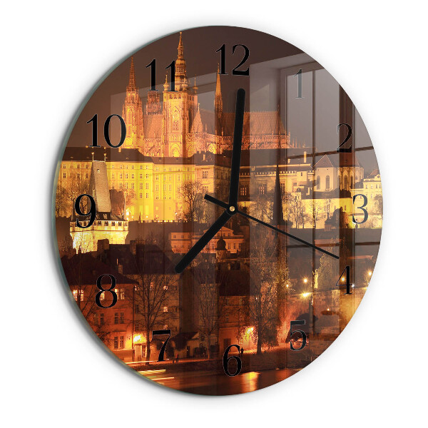 Reloj de pared redondo Praga