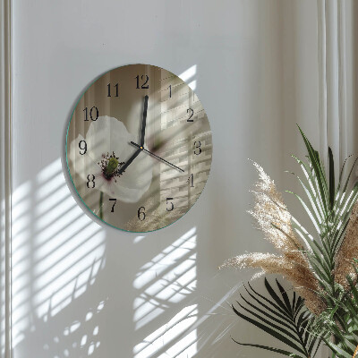 Reloj de pared redondo Amapola