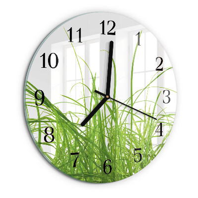 Reloj de pared redondo Césped
