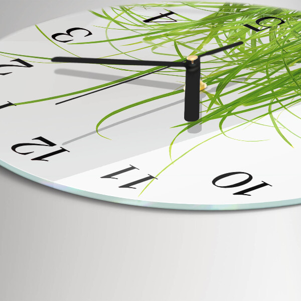 Reloj de pared redondo Césped