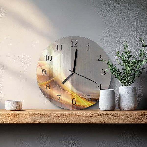 Reloj de pared redondo Abstracción