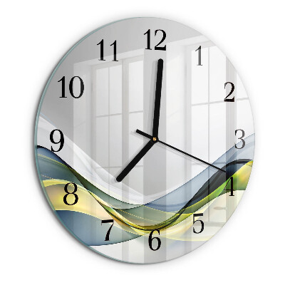 Reloj de pared redondo Abstracción