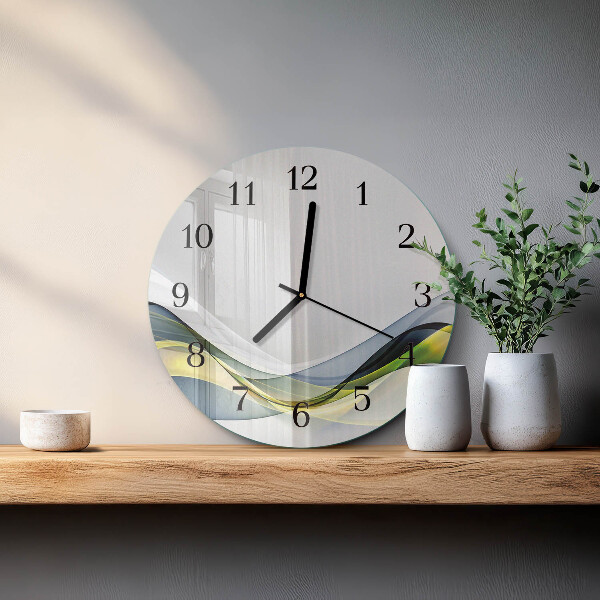Reloj de pared redondo Abstracción