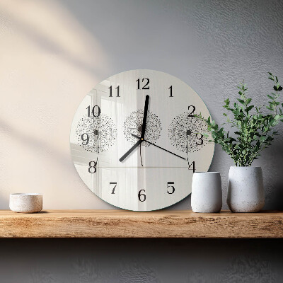 Reloj de pared redondo Abstracción