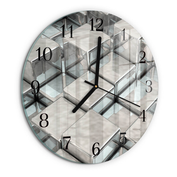 Reloj de pared redondo Dados
