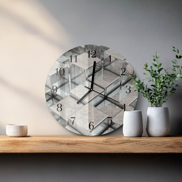 Reloj de pared redondo Dados