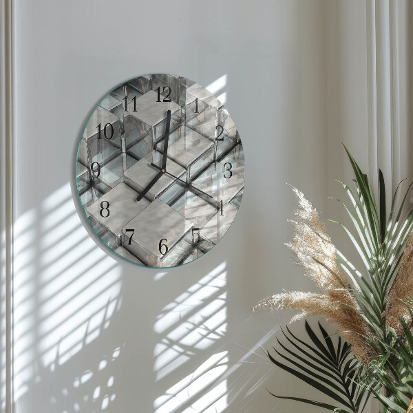 Reloj de pared redondo Dados