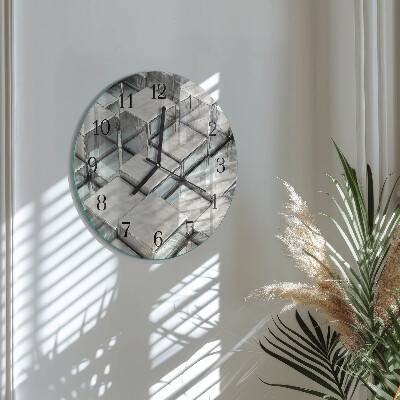 Reloj de pared redondo Dados
