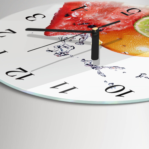 Reloj de pared redondo Fruta