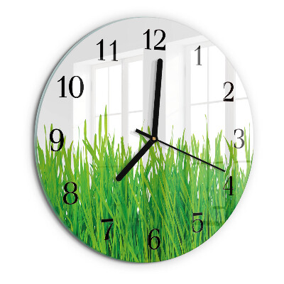 Reloj de pared redondo Césped