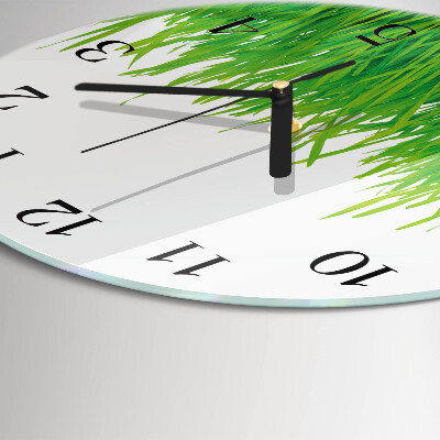 Reloj de pared redondo Césped