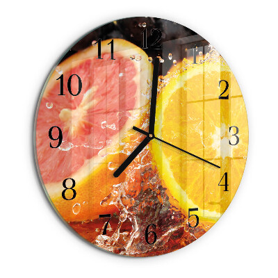 Reloj de pared redondo Fruta
