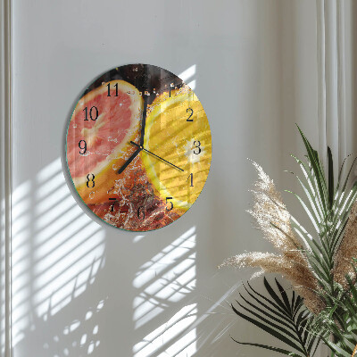 Reloj de pared redondo Fruta