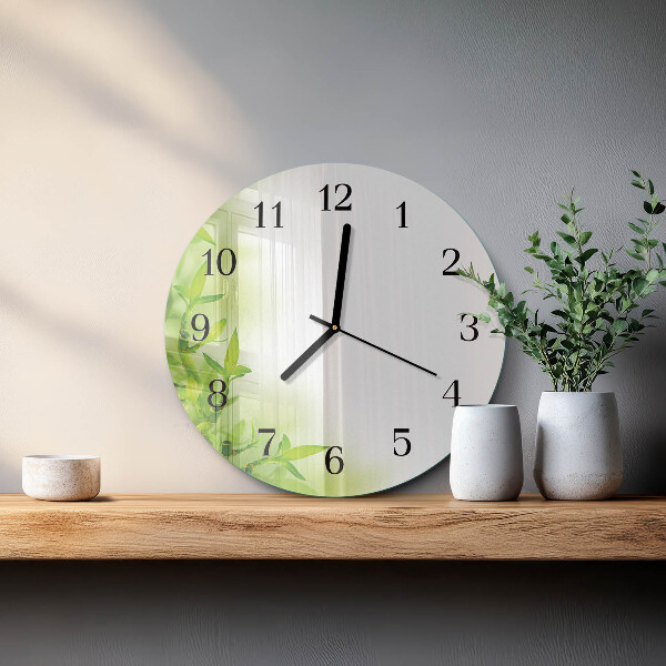 Reloj de pared redondo Naturaleza