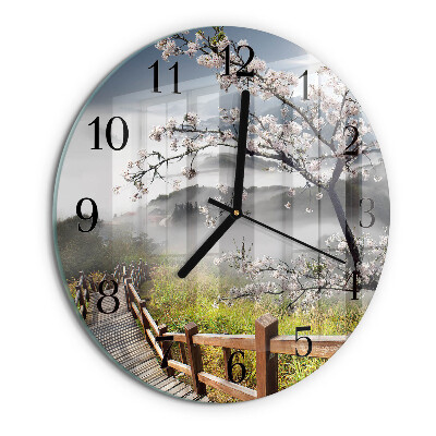 Reloj de pared redondo Primavera