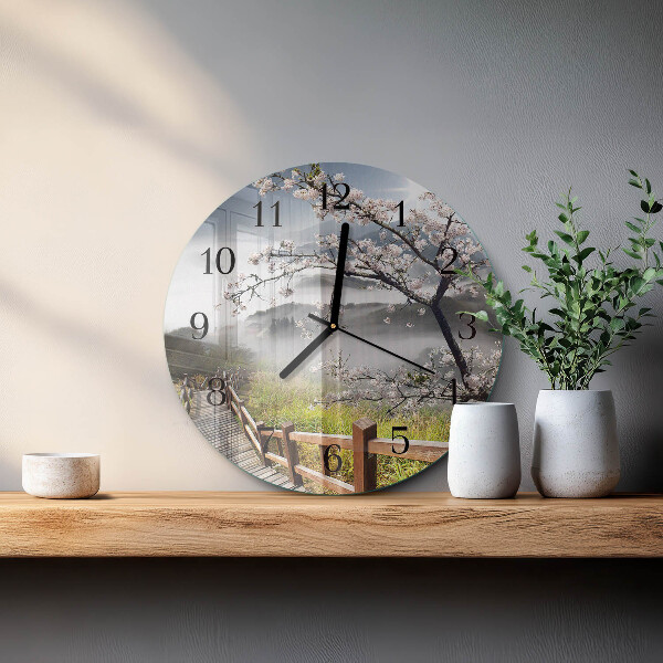 Reloj de pared redondo Primavera
