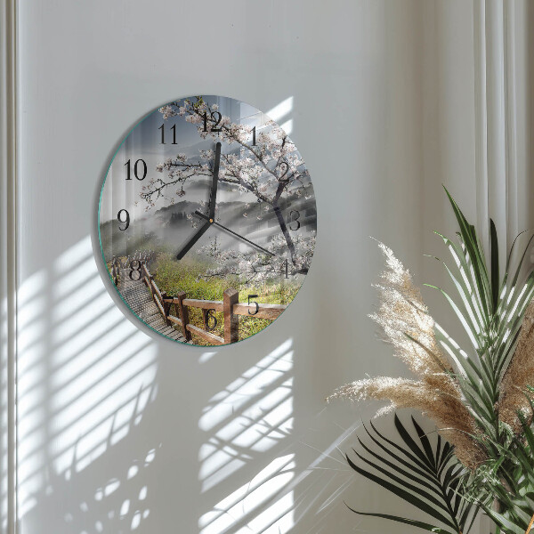 Reloj de pared redondo Primavera