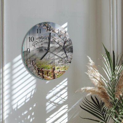 Reloj de pared redondo Primavera
