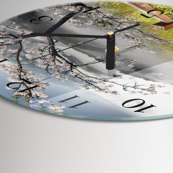 Reloj de pared redondo Primavera
