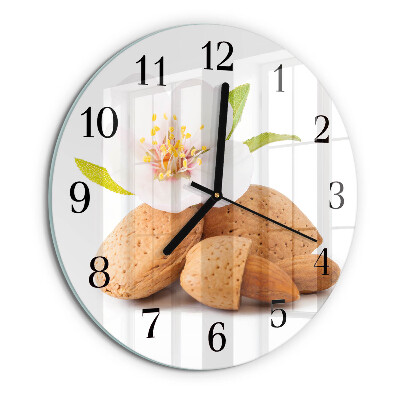 Reloj de pared redondo Almendras