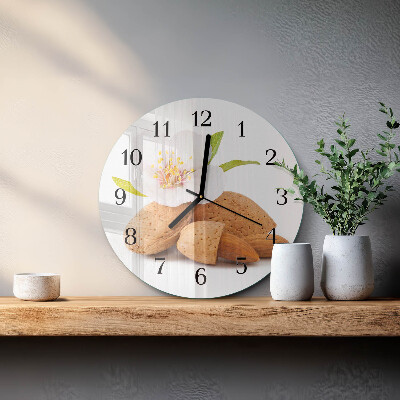 Reloj de pared redondo Almendras
