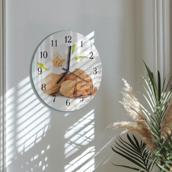 Reloj de pared redondo Almendras