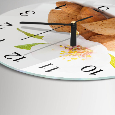 Reloj de pared redondo Almendras