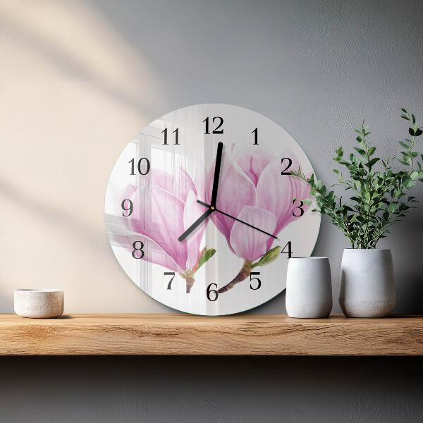 Reloj de pared redondo Magnolia