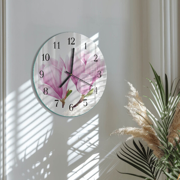 Reloj de pared redondo Magnolia
