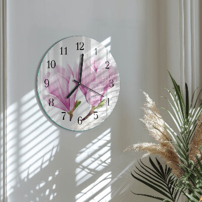 Reloj de pared redondo Magnolia